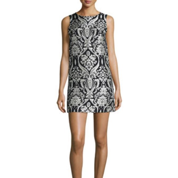 Alice + Olivia Black and White Mini Dress - Picture 3 of 15